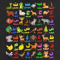 28 Arabic letters of the Arabic alphabet teacher 7 Panel Mesh Trucker Snapback Hat