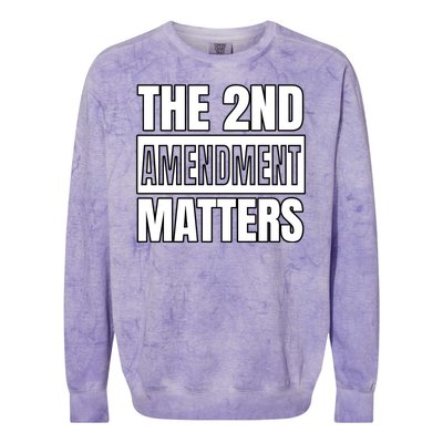 2nd Amendment Matters Colorblast Crewneck Sweatshirt