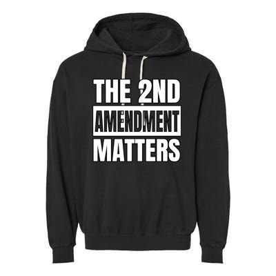 2nd Amendment Matters Garment-Dyed Fleece Hoodie