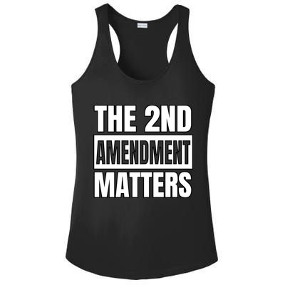 2nd Amendment Matters Ladies PosiCharge Competitor Racerback Tank