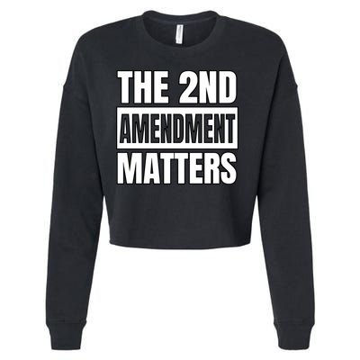2nd Amendment Matters Cropped Pullover Crew