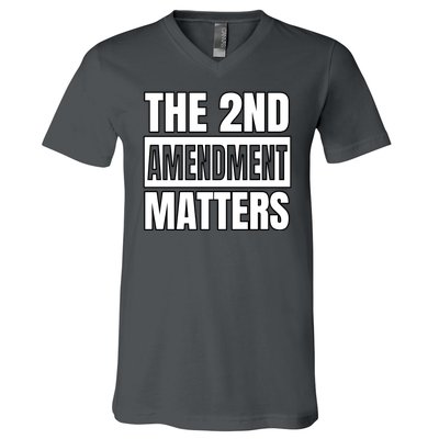 2nd Amendment Matters V-Neck T-Shirt