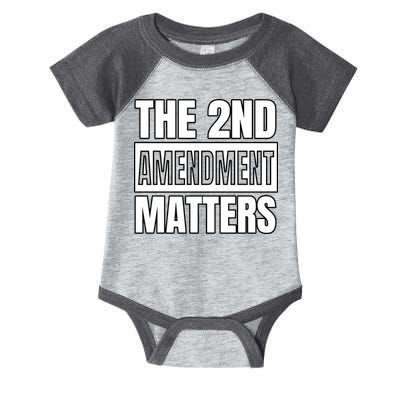 2nd Amendment Matters Infant Baby Jersey Bodysuit