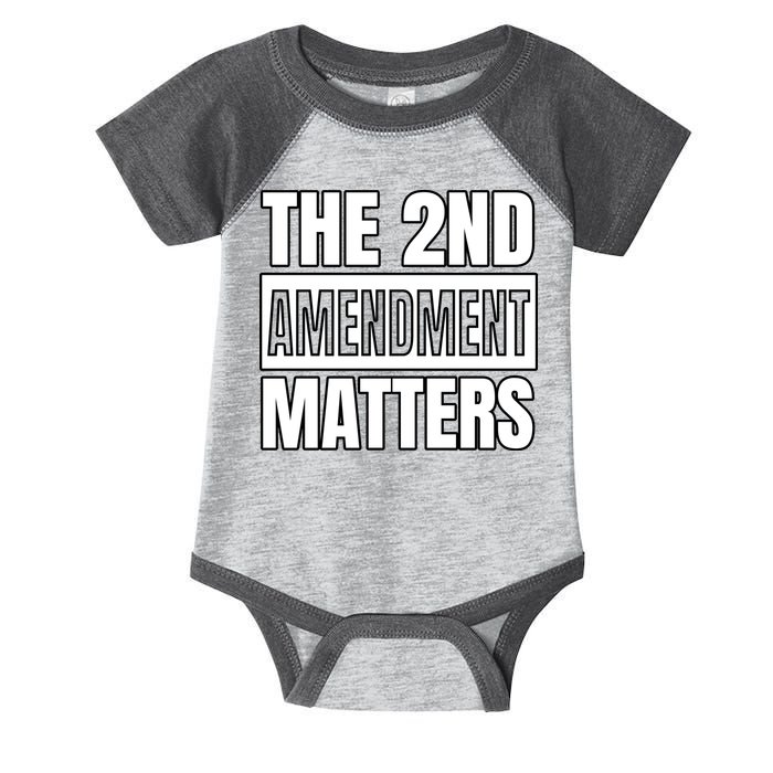 2nd Amendment Matters Infant Baby Jersey Bodysuit