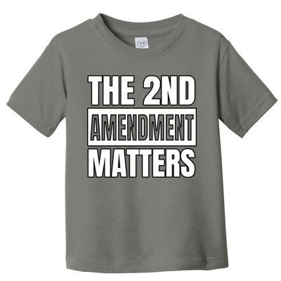 2nd Amendment Matters Toddler T-Shirt