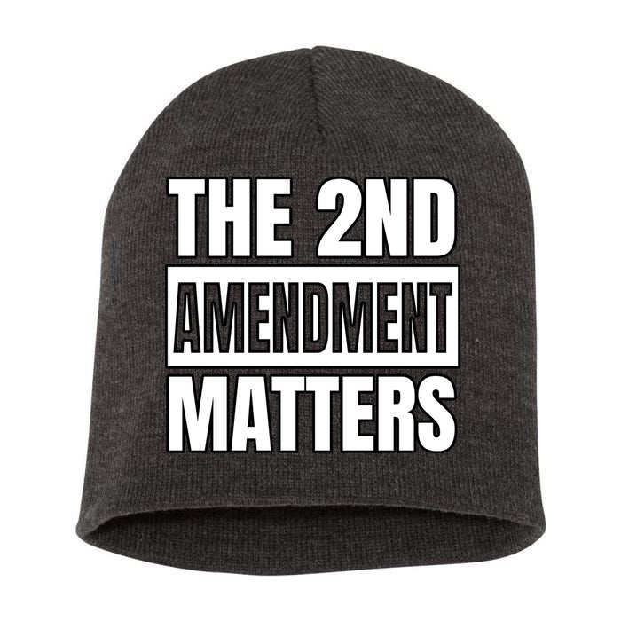 2nd Amendment Matters Short Acrylic Beanie