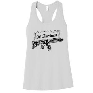 2nd Ammendment Pride Women's Racerback Tank