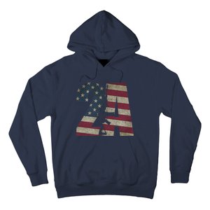 2nd Amendment Patriotic Gun Owner American Flag Rifle Hoodie