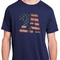 2nd Amendment Patriotic Gun Owner American Flag Rifle Adult ChromaSoft Performance T-Shirt