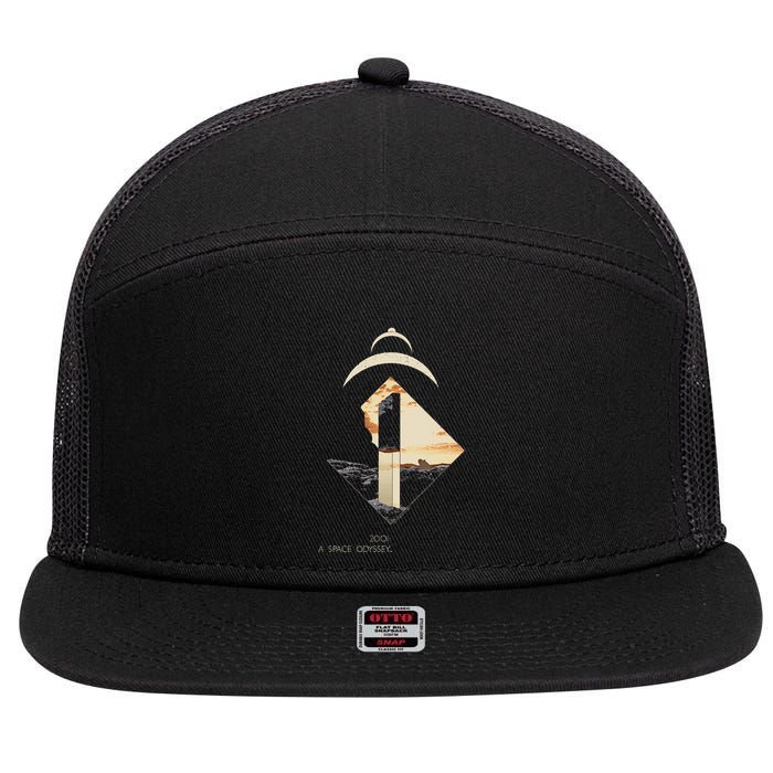 2001 A S.P.A.C.E O.D.Y.S.S.E.Y Monolith 7 Panel Mesh Trucker Snapback Hat