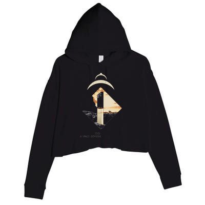 2001 A S.P.A.C.E O.D.Y.S.S.E.Y Monolith Crop Fleece Hoodie