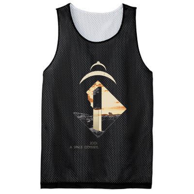 2001 A S.P.A.C.E O.D.Y.S.S.E.Y Monolith Mesh Reversible Basketball Jersey Tank