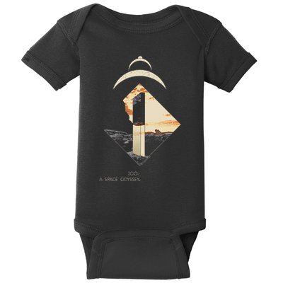2001 A S.P.A.C.E O.D.Y.S.S.E.Y Monolith Baby Bodysuit
