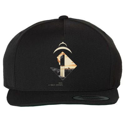 2001 A S.P.A.C.E O.D.Y.S.S.E.Y Monolith Wool Snapback Cap