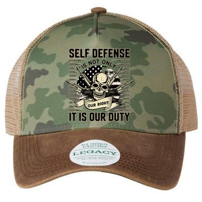 2nd Amendment Self Defense Legacy Tie Dye Trucker Hat