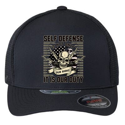 2nd Amendment Self Defense Flexfit Unipanel Trucker Cap