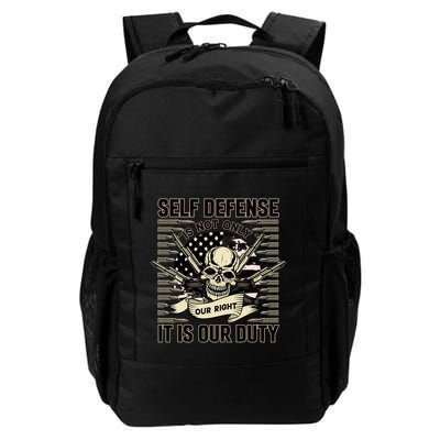 2nd Amendment Self Defense Daily Commute Backpack