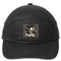 2nd Amendment Self Defense 7-Panel Snapback Hat