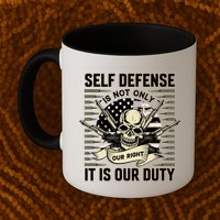 2nd Amendment Self Defense Mug