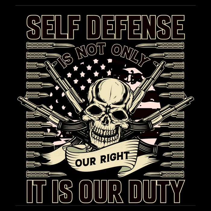 2nd Amendment Self Defense Flat Bill Trucker Hat