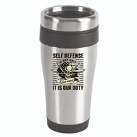 2nd Amendment Self Defense 16oz Travel Tumbler