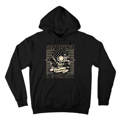2nd Amendment Self Defense Tall Hoodie