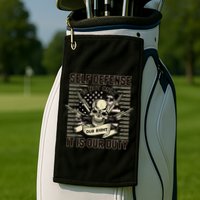 2nd Amendment Self Defense Golf Towel