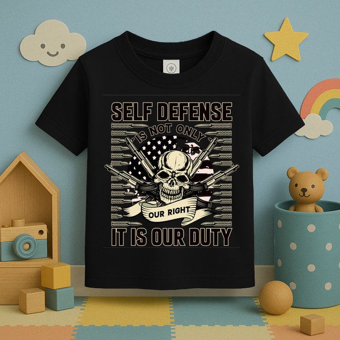 2nd Amendment Self Defense Toddler T-Shirt