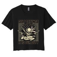 2nd Amendment Self Defense Crop Top