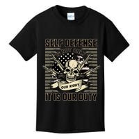 2nd Amendment Self Defense Kids T-Shirt