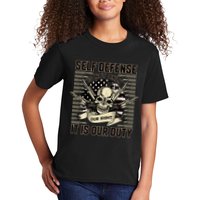 2nd Amendment Self Defense Kids T-Shirt