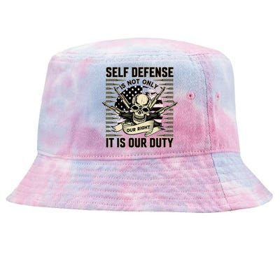 2nd Amendment Self Defense Tie-Dyed Bucket Hat