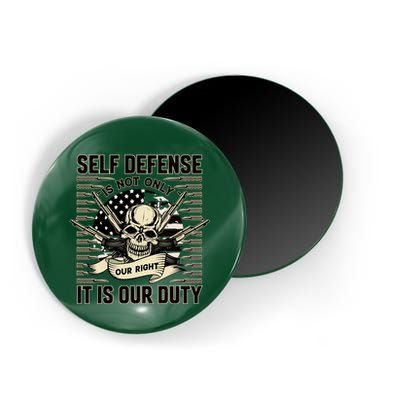 2nd Amendment Self Defense Magnet