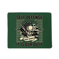 2nd Amendment Self Defense Mousepad