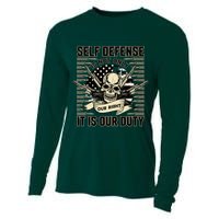 2nd Amendment Self Defense Cooling Performance Long Sleeve Crew
