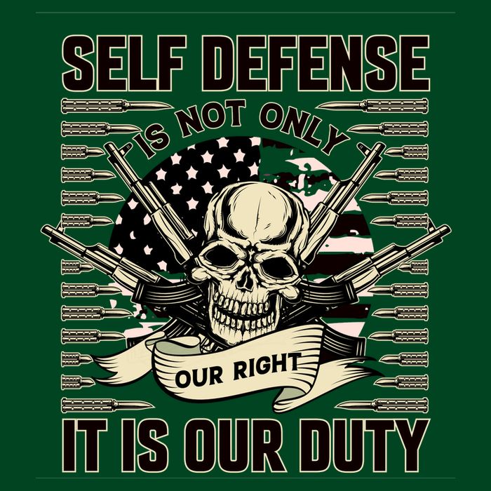 2nd Amendment Self Defense Cooling Performance Long Sleeve Crew