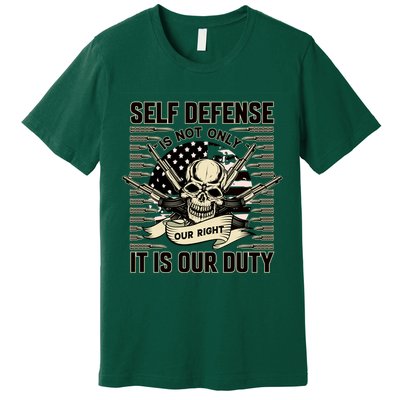 2nd Amendment Self Defense Premium T-Shirt