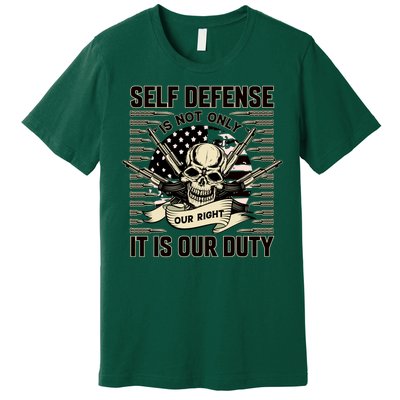 2nd Amendment Self Defense Premium T-Shirt