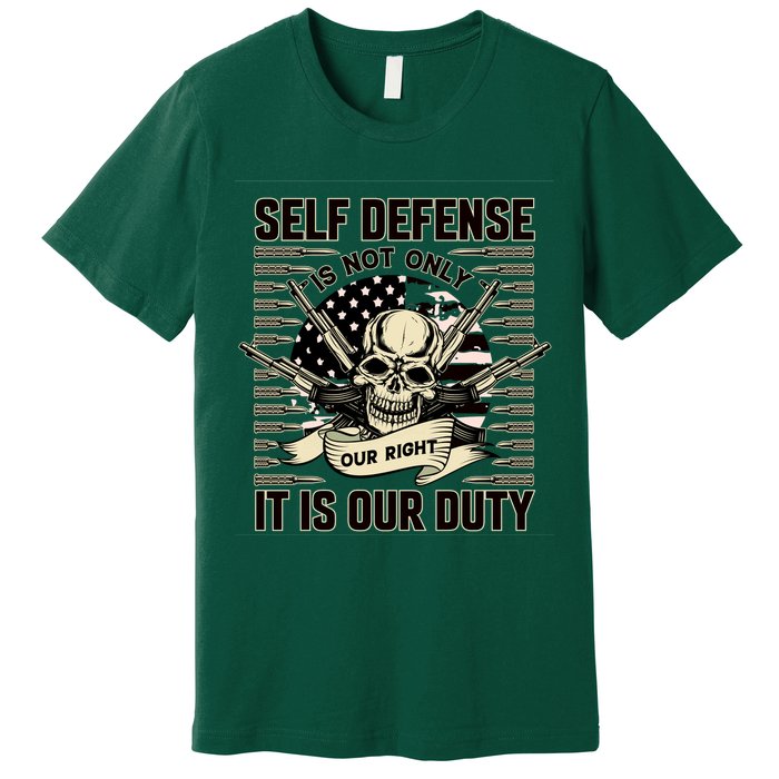 2nd Amendment Self Defense Premium T-Shirt