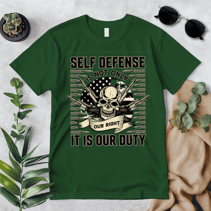 2nd Amendment Self Defense Premium T-Shirt