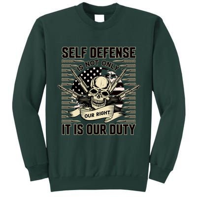 2nd Amendment Self Defense Tall Sweatshirt