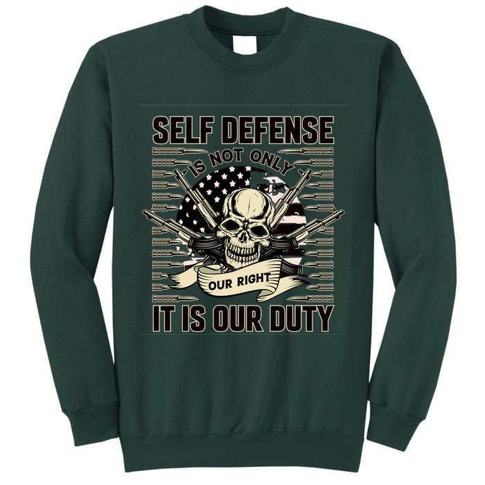 2nd Amendment Self Defense Tall Sweatshirt