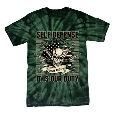 2nd Amendment Self Defense Tie-Dye T-Shirt