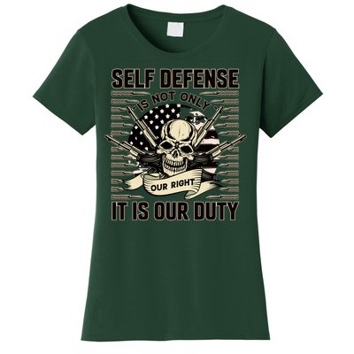 2nd Amendment Self Defense Women's T-Shirt