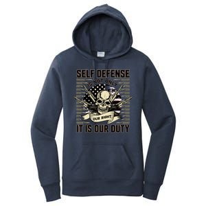 2nd Amendment Self Defense Women's Pullover Hoodie