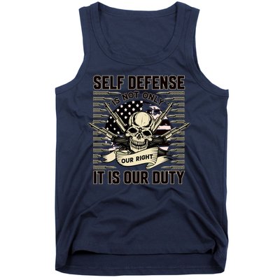 2nd Amendment Self Defense Tank Top