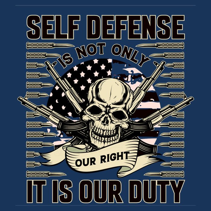 2nd Amendment Self Defense Infant Baby Jersey Bodysuit