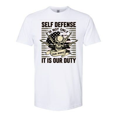 2nd Amendment Self Defense Softstyle® CVC T-Shirt