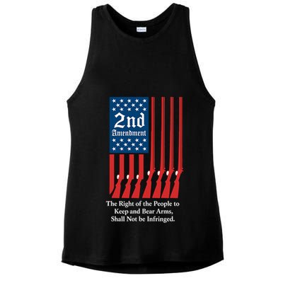 2nd Amendment Script Ladies PosiCharge Tri-Blend Wicking Tank