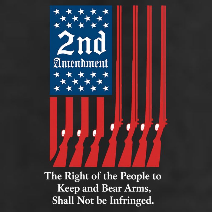 2nd Amendment Script 7 Panel Mesh Trucker Snapback Hat